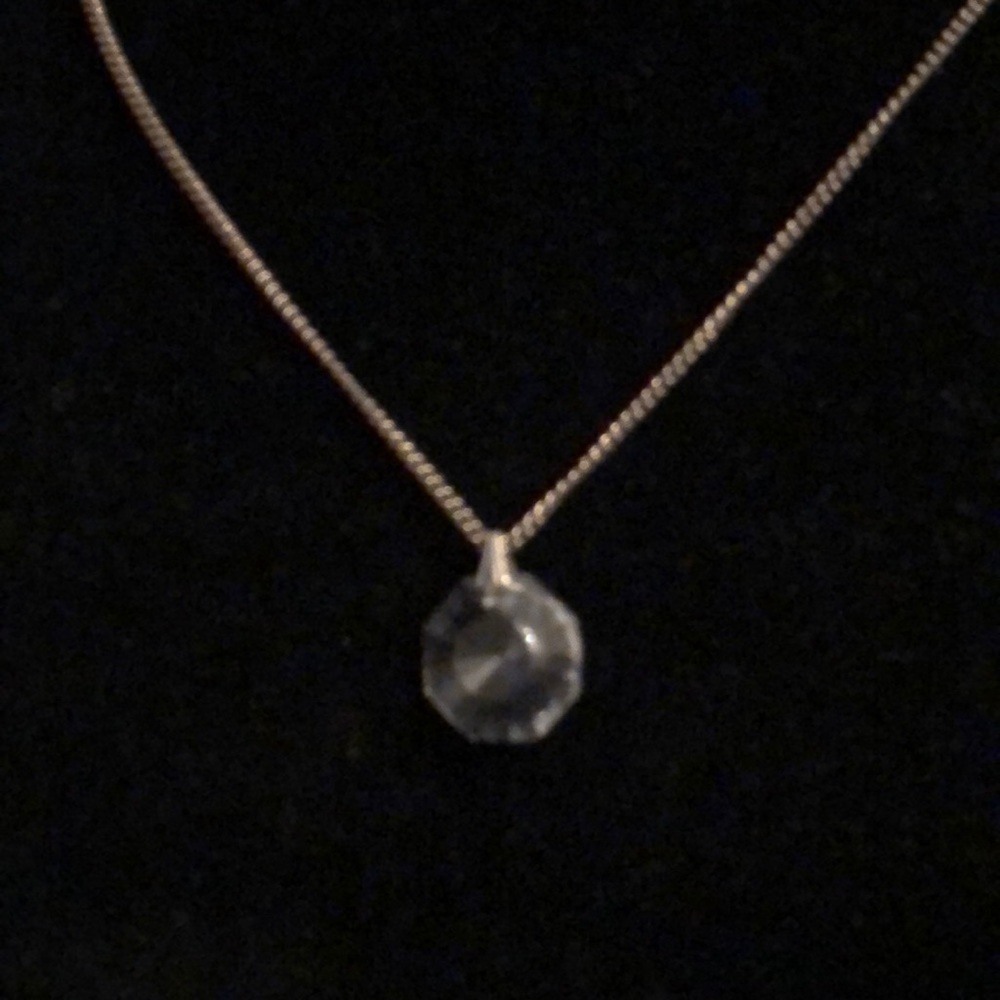 Silver and Crystal Necklace